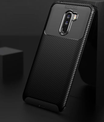 Xiaomi Pocophone F1 Kılıf Zore Negro Silikon Kapak - 5