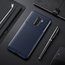 Xiaomi Pocophone F1 Kılıf Zore Negro Silikon Kapak - 10