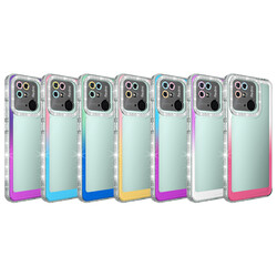 Xiaomi Redmi 10C Case Silvery and Color Transition Design Lens Protected Zore Park Cover - 9