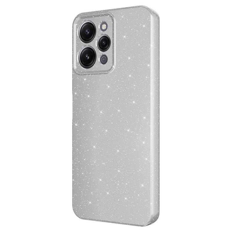 Xiaomi Redmi 12 Case Camera Protected Silvery Luxury Zore Koton Cover - 12