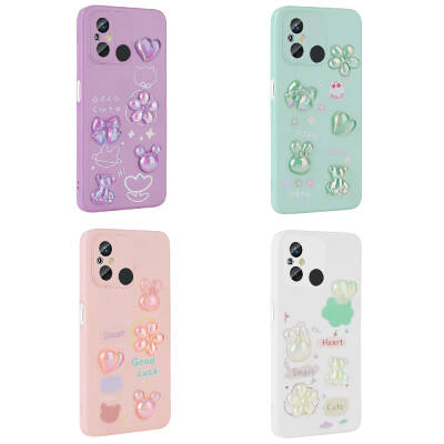 Xiaomi Redmi 12C Case Relief Figured Shiny Zore Toys Silicone Cover - 2