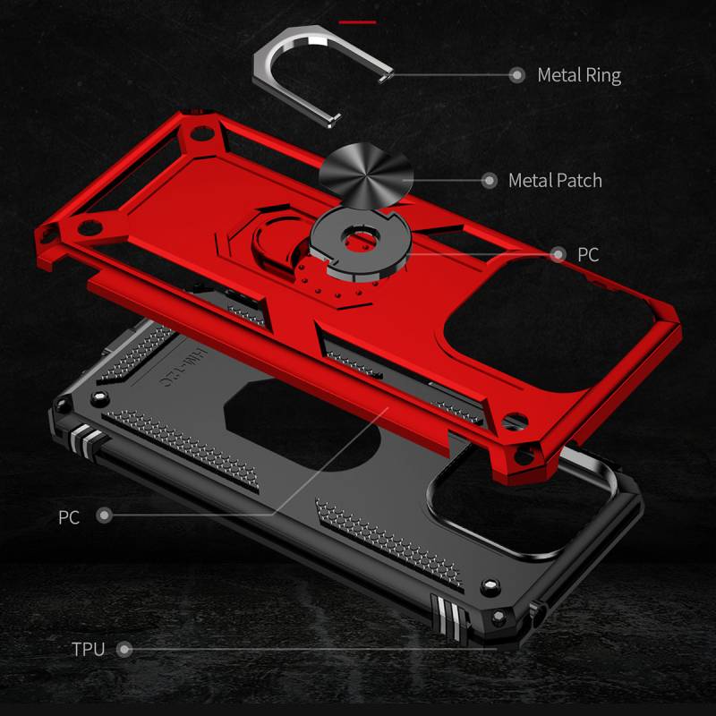 Xiaomi Redmi 12C Case Zore Vega Cover - 7