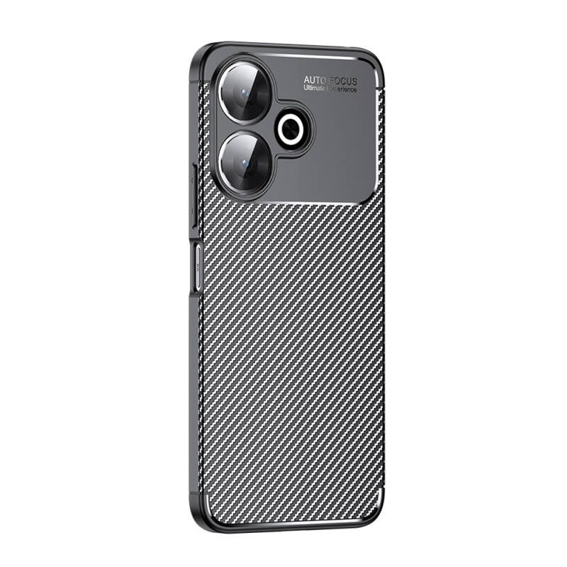 Xiaomi Redmi 13 4G Case Zore Negro Silicone Cover - 17