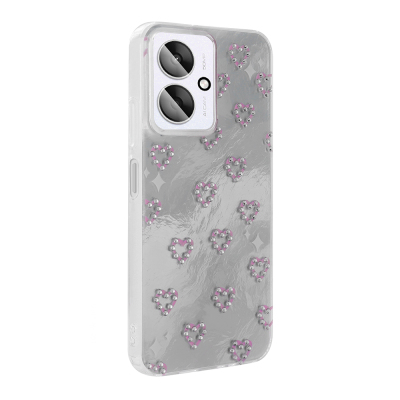 Xiaomi Redmi 13C Case Camera Protection Figured Zore Ponti Silicone Cover - 10
