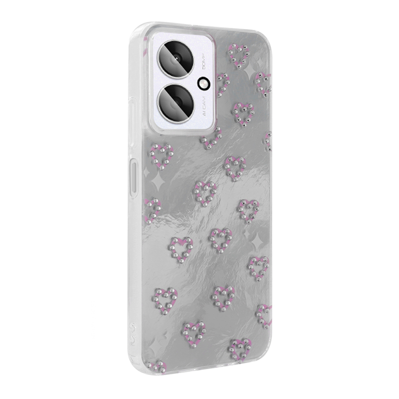 Xiaomi Redmi 13C Case Camera Protection Figured Zore Ponti Silicone Cover - 10