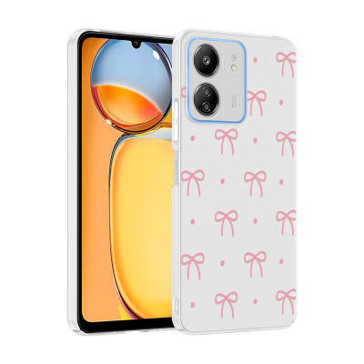 Xiaomi Redmi 13C Case with Camera Protector, Patterned Zore Clip Cover - 3