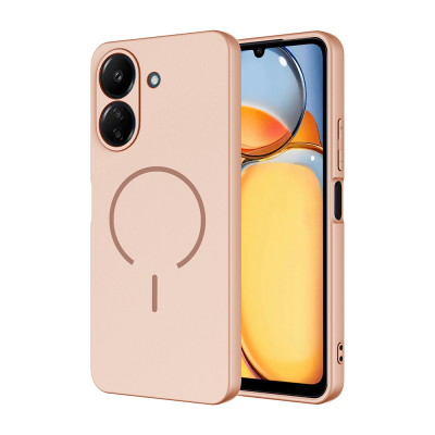 Xiaomi Redmi 13C Case Zore Meta Cover with M-safe Charging Feature - 5