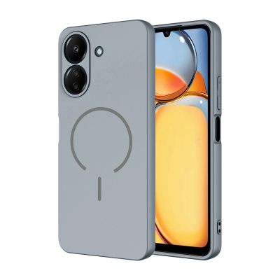 Xiaomi Redmi 13C Case Zore Meta Cover with M-safe Charging Feature - 7