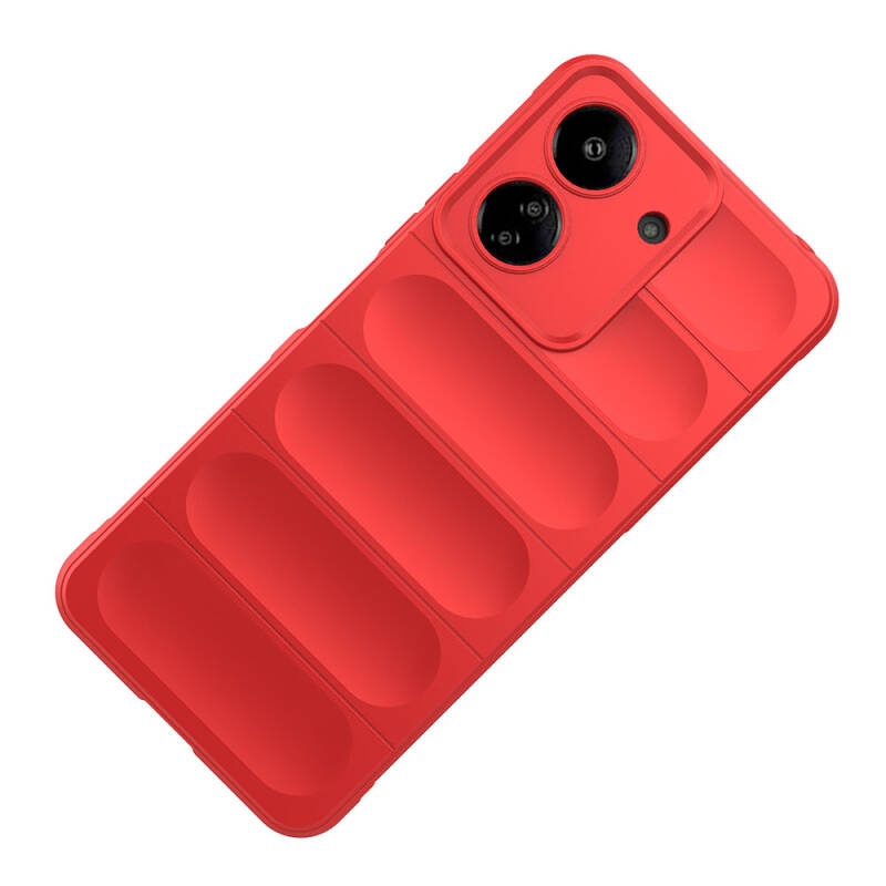 Xiaomi Redmi 13C Kılıf Esnek TPU Oyuklu Arka Yüzey Tasarımlı Zore Etnik Silikon Kapak - 13