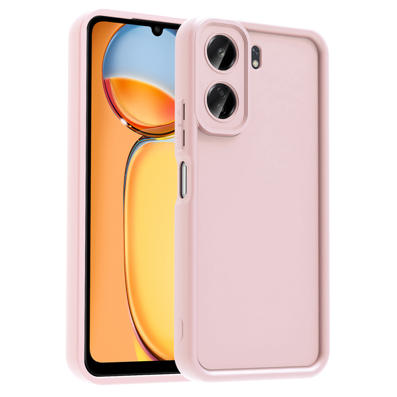Xiaomi Redmi 13C Kılıf Kamera Korumalı Zore Ananas Kapak - 1