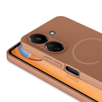 Xiaomi Redmi 13C Kılıf M-safe Şarj Özellikli Zore Meta Kapak - 17