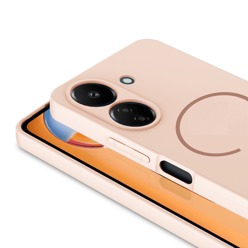 Xiaomi Redmi 13C Kılıf M-safe Şarj Özellikli Zore Meta Kapak - 19