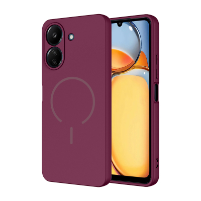 Xiaomi Redmi 13C Kılıf M-safe Şarj Özellikli Zore Meta Kapak - 6