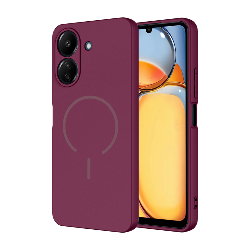 Xiaomi Redmi 13C Kılıf M-safe Şarj Özellikli Zore Meta Kapak - 6