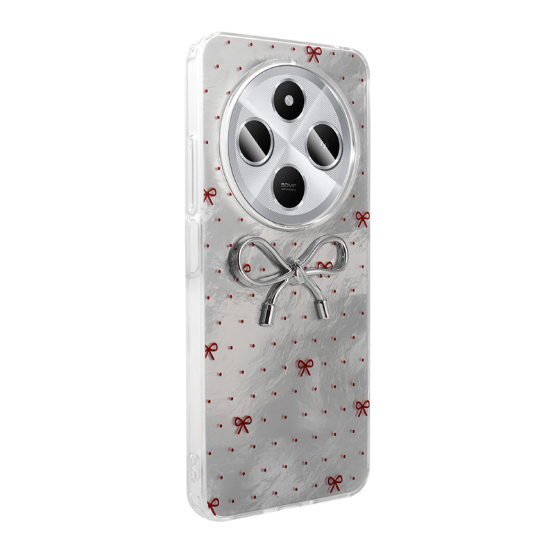 Xiaomi Redmi 14C 4G Case Camera Protection Figured Zore Ponti Silicone Cover - 8
