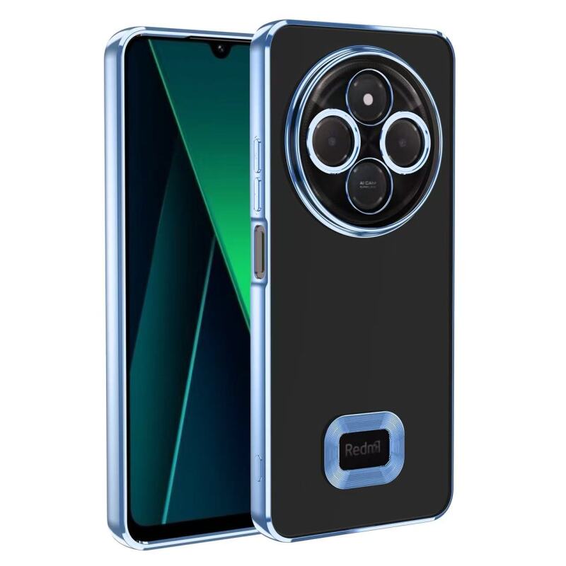 Xiaomi Redmi 14C 4G Case Camera Protection Zore Omega Cover Showing Logo - 9