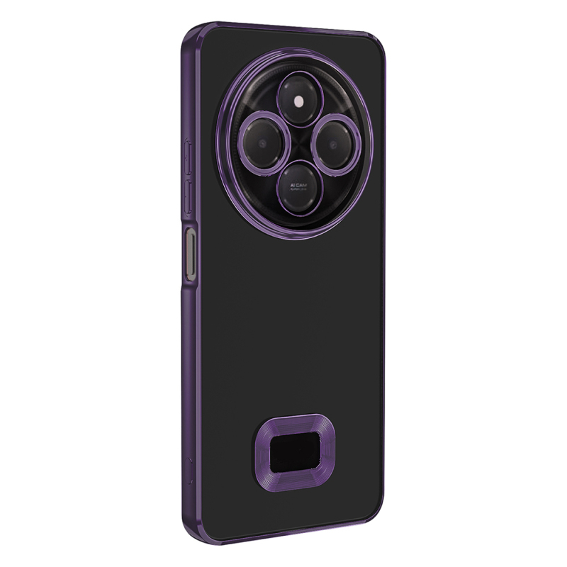 Xiaomi Redmi 14C 4G Case Camera Protection Zore Omega Cover Showing Logo - 8