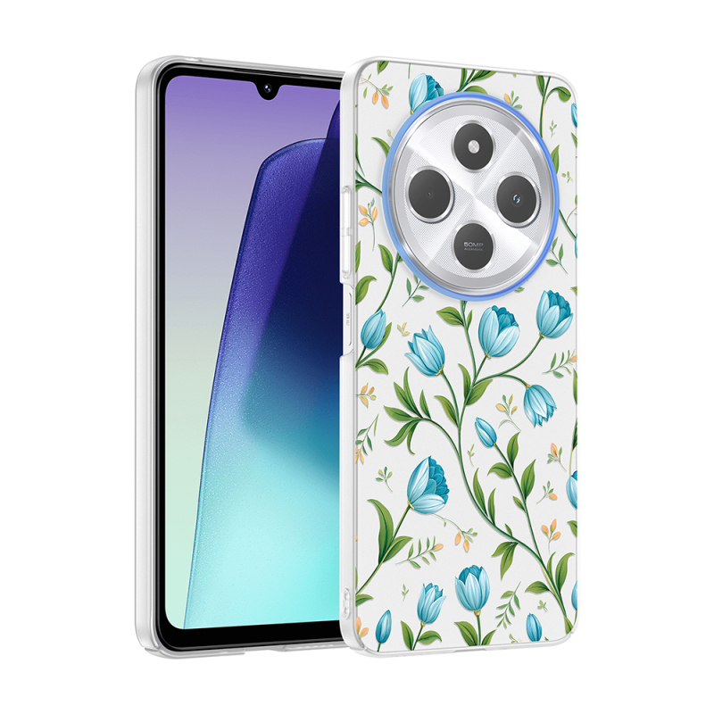 Xiaomi Redmi 14C 4G Case with Camera Protector, Patterned Zore Clip Cover - 2