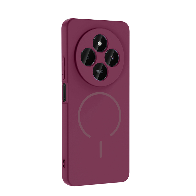 Xiaomi Redmi 14C 4G Kılıf M-safe Şarj Özellikli Zore Meta Kapak - 13