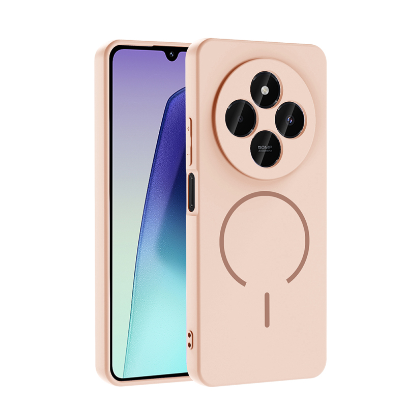 Xiaomi Redmi 14C Case Zore Meta Cover with M-safe Charging Feature - 4