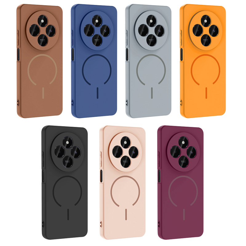 Xiaomi Redmi 14C Kılıf M-safe Şarj Özellikli Zore Meta Kapak - 23