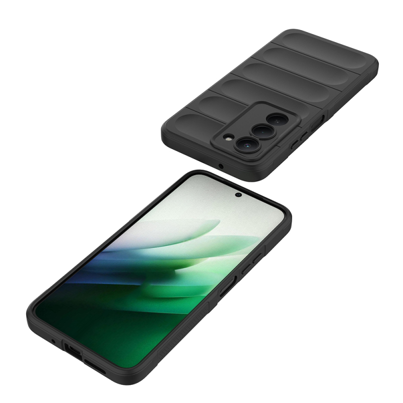 Xiaomi Redmi 15 Case Flexible TPU Hollow Back Surface Design Zore Ethnic Silicone Cover - 9