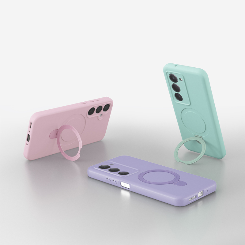 Xiaomi Redmi 15 Case M-safe Charging Stand Zore Samara Cover - 6