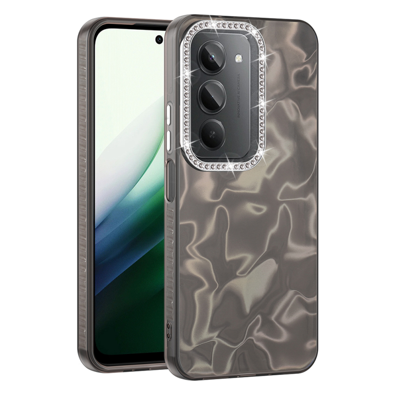 Xiaomi Redmi 15 Case with Airbag, Shiny Stone Detail Design, Zore Esila Cover - 8