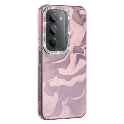 Xiaomi Redmi 15 Case with Airbag, Shiny Stone Detail Design, Zore Esila Cover - 3