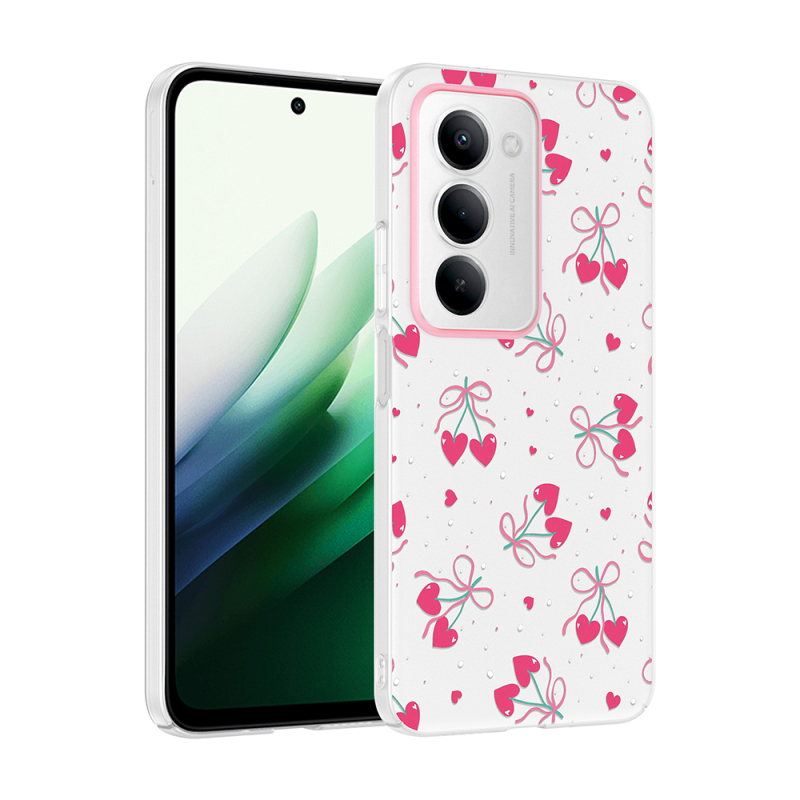 Xiaomi Redmi 15 Case with Camera Protector, Patterned Zore Clip Cover - 3