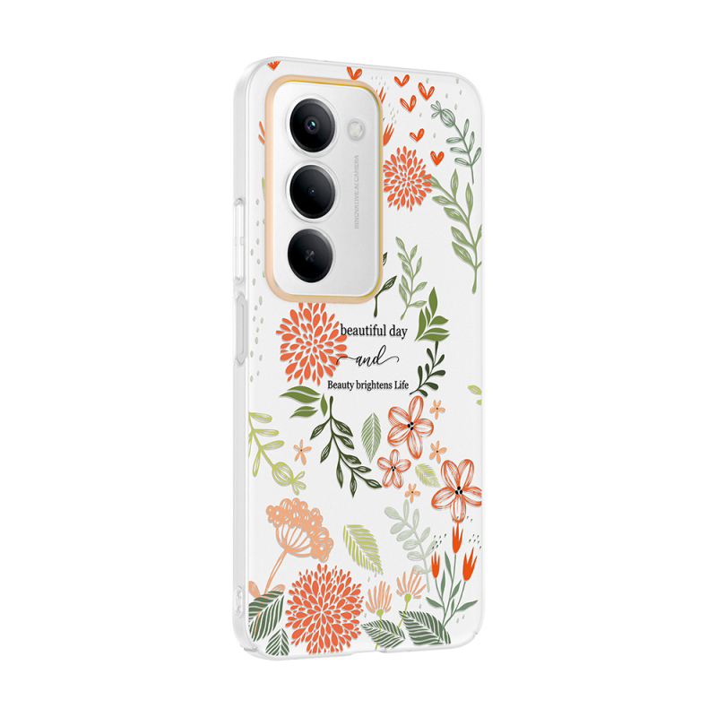Xiaomi Redmi 15 Case with Camera Protector, Patterned Zore Clip Cover - 8
