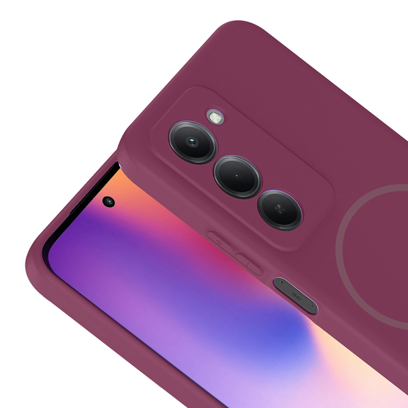 Xiaomi Redmi 15 Case Zore Meta Cover with M-safe Charging Feature - 20