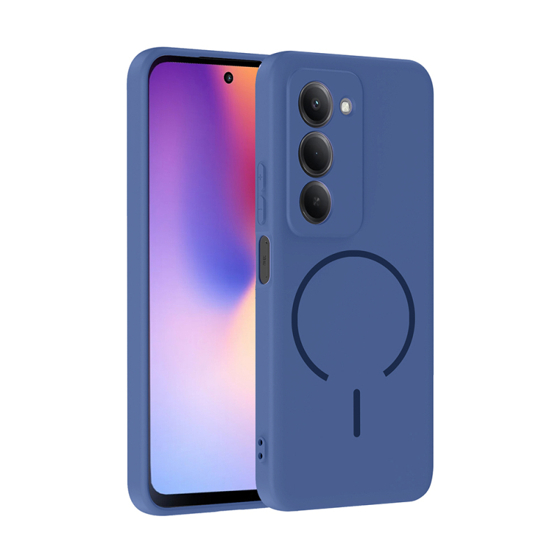 Xiaomi Redmi 15 Case Zore Meta Cover with M-safe Charging Feature - 6