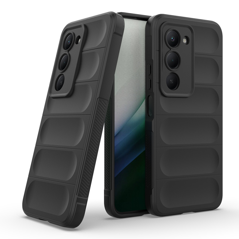 Xiaomi Redmi 15 Kılıf Esnek TPU Oyuklu Arka Yüzey Tasarımlı Zore Etnik Silikon Kapak - 17