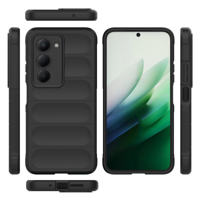 Xiaomi Redmi 15 Kılıf Esnek TPU Oyuklu Arka Yüzey Tasarımlı Zore Etnik Silikon Kapak - 27