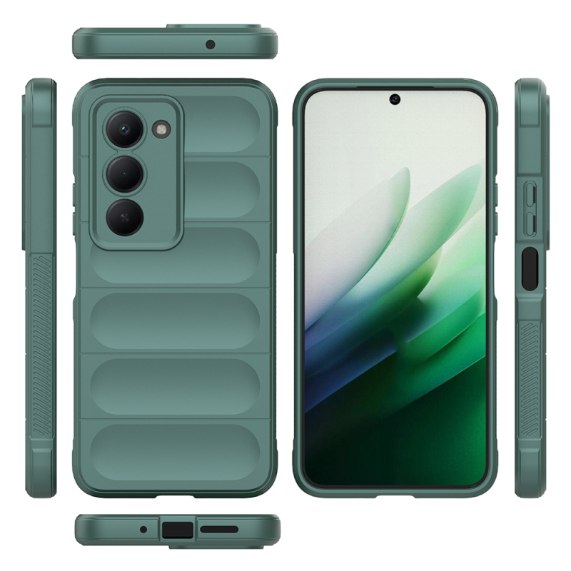 Xiaomi Redmi 15 Kılıf Esnek TPU Oyuklu Arka Yüzey Tasarımlı Zore Etnik Silikon Kapak - 28