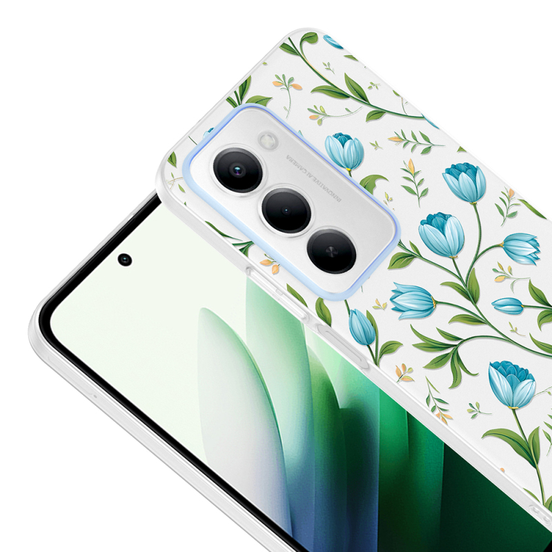 Xiaomi Redmi 15 Kılıf Kamera Korumalı Desenli Zore Klip Kapak - 9