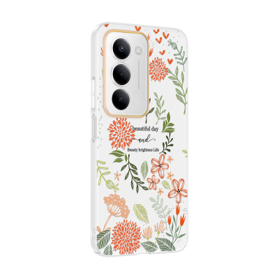 Xiaomi Redmi 15 Kılıf Kamera Korumalı Desenli Zore Klip Kapak - 8