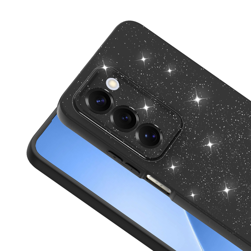 Xiaomi Redmi 15 Kılıf Kamera Korumalı Simli Lüks Zore Koton Kapak - 12