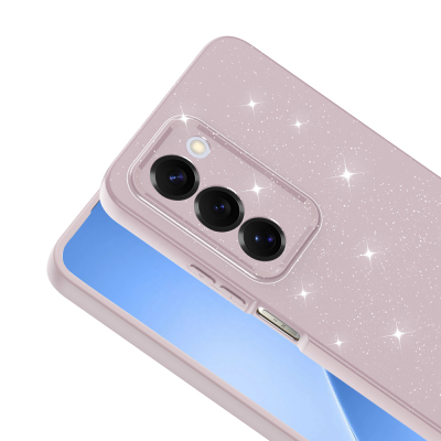 Xiaomi Redmi 15 Kılıf Kamera Korumalı Simli Lüks Zore Koton Kapak - 15