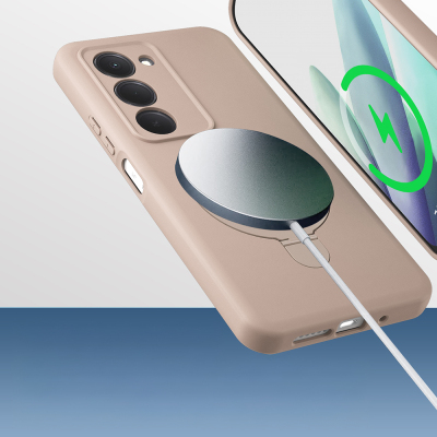 Xiaomi Redmi 15 Kılıf M-safe Şarj Özellikli Standlı Zore Samara Kapak - 7