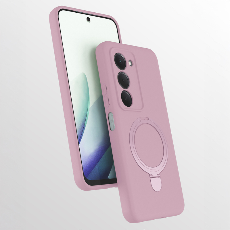 Xiaomi Redmi 15 Kılıf M-safe Şarj Özellikli Standlı Zore Samara Kapak - 4