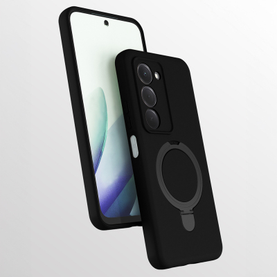 Xiaomi Redmi 15 Kılıf M-safe Şarj Özellikli Standlı Zore Samara Kapak - 5