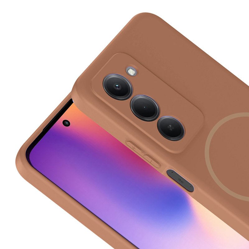 Xiaomi Redmi 15 Kılıf M-safe Şarj Özellikli Zore Meta Kapak - 17