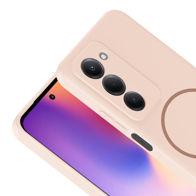 Xiaomi Redmi 15 Kılıf M-safe Şarj Özellikli Zore Meta Kapak - 19