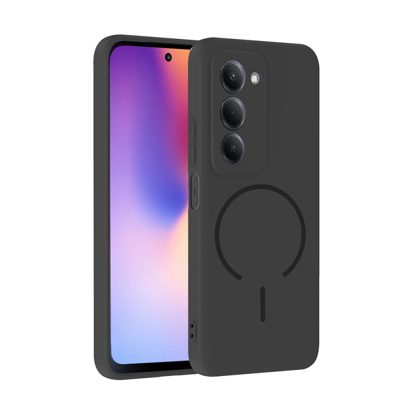 Xiaomi Redmi 15 Kılıf M-safe Şarj Özellikli Zore Meta Kapak - 3