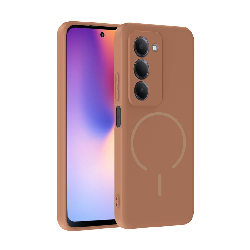 Xiaomi Redmi 15 Kılıf M-safe Şarj Özellikli Zore Meta Kapak - 5