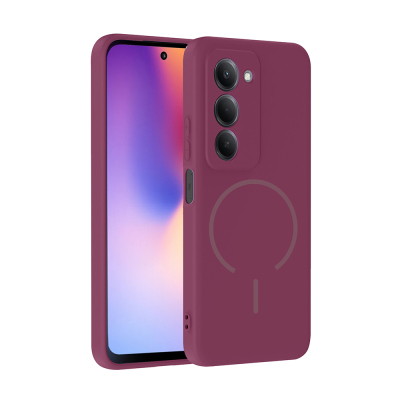 Xiaomi Redmi 15 Kılıf M-safe Şarj Özellikli Zore Meta Kapak - 8