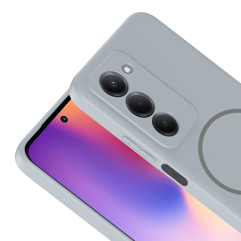 Xiaomi Redmi 15 Kılıf M-safe Şarj Özellikli Zore Meta Kapak - 22