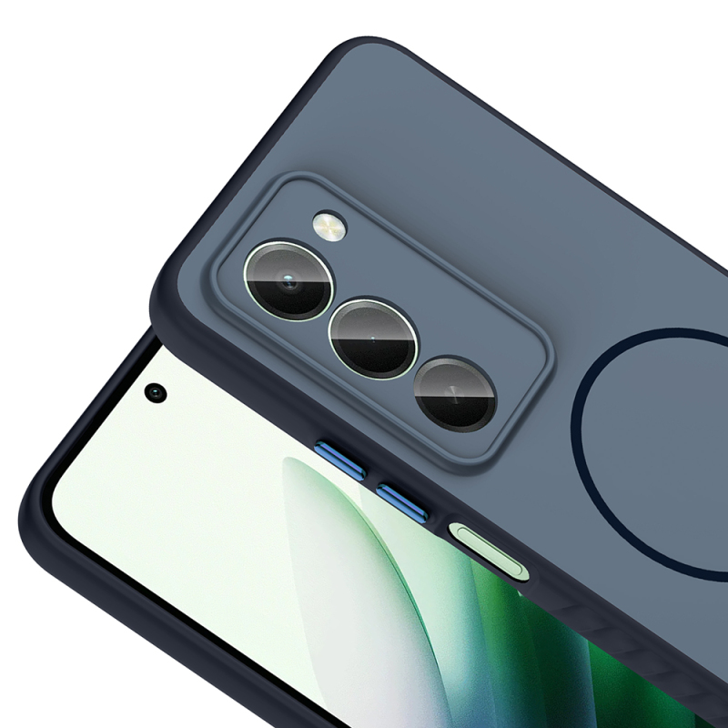 Xiaomi Redmi 15 Kılıf M-safe Şarj Özellikli Zore Tea Kapak - 11